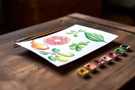 DrawingFruits & Vegetables Drawing Ideas